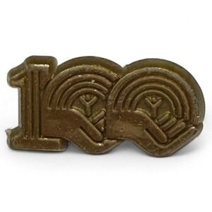 Vintage United Way 100 Years Commemorative Lapel Pin Bronze Tone‎ Collectible